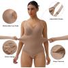 imageSHAPERX Womens Shapewear Tummy Control Bodysuit with Removable Pads Seamless Sculpting Mid Thigh Body ShaperSienna Brief