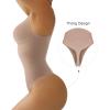 imageSHAPERX Womens Shapewear Tummy Control Bodysuit with Removable Pads Seamless Sculpting Mid Thigh Body ShaperSienna Thong