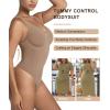 imageSHAPERX Womens Shaping MidThigh Bodysuit Tummy Control Shapewear Seamless Sculpting Body ShaperSiennathong