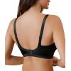 imageSHAPERX Womens Underarm Smoothing Seamless TShirt Bra Wireless Lightly Lined for All Day ComfortBlack