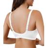 imageSHAPERX Womens Underarm Smoothing Seamless TShirt Bra Wireless Lightly Lined for All Day ComfortWhite