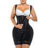 imageSHAPERX Fajas Colombianas Tummy Control Shapewear for Women Double Compression Postpartum Body Shaper with Zipper and HooksBlack