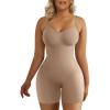 imageSHAPERX Shapewear for Women Tummy Control Bodysuit Mid Thigh Butt Lifter Body Shaper ShortsSienna