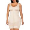 imageSHAPERX Womens Fajas Colombianas Tummy Control Shapewear Postpartum Full Body Shaper Butt Lifter BodysuitBeige