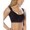 imageSHAPERX Womens PostSurgery Front Closure Brassiere Sports BraBlack