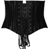 imageSHAPERX Womens 26 Steel Boned Corset Short Torso Heavy Duty Waist Trainer CorsetBlack