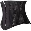 imageSHAPERX Womens 26 Steel Boned Corset Short Torso Heavy Duty Waist Trainer CorsetBlack Mesh