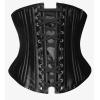imageSHAPERX Womens Waist Training Corsets Underbust Heavy Duty 26 Steel Boned Hourglass Silhouette Body ShaperBlack