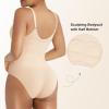 imageSHAPERX Womens Shapewear Bodysuit Tummy Control Seamless ZipUp Sculpting Body Shaper Medium CompressionBeige Brief