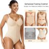 imageSHAPERX Womens Shapewear Bodysuit Tummy Control Seamless ZipUp Sculpting Body Shaper Medium CompressionBeige Brief