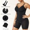 imageSHAPERX Womens Shapewear Bodysuit Tummy Control Seamless ZipUp Sculpting Body Shaper Medium CompressionBlack Shorts