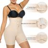 imageSHAPERX HighWaisted Tummy Control Shapewear for Women Seamless ZipUp EasyOn Body Shaper Shorts Slimming Fit UnderwearBeige