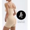imageSHAPERX Strapless Shortie Bodysuit for Women Tummy Control Shapewear Seamless Body Shaper with Removable StrapsBeige Shorts