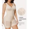 imageSHAPERX VShaped Fajas Colombianas Moldeadoras Enhanced Tummy Control Shapewear Postpartum Butt Lifter Full Body ShaperBeige
