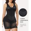 imageSHAPERX VShaped Fajas Colombianas Moldeadoras Enhanced Tummy Control Shapewear Postpartum Butt Lifter Full Body ShaperBlack