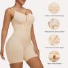 imageSHAPERX Womens Shapewear Bodysuit Tummy Control Seamless ZipUp Body Shaper Waist Defining SilhouetteBeige Shorts
