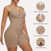 imageSHAPERX Womens Shapewear Bodysuit Tummy Control Seamless ZipUp Body Shaper Waist Defining SilhouetteSienna Shorts