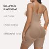 imageSHAPERX Womens Shapewear Bodysuit Tummy Control Seamless ZipUp Body Shaper Waist Defining SilhouetteSienna Shorts