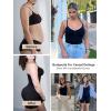 imageSHAPERX Shapewear for Women Tummy Control Bodysuit Mid Thigh Body Shaper Shorts for a Lifted LookBlack