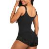 imageSHAPERX Womens Fajas Colombianas Shapewear Postpartum Tummy Control Body Shaper Girdles Compression GarmentBlack
