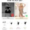 imageSHAPERX Womens Seamless Shapewear Bodysuit Tummy Control Body Shaper Waist Snatching Body SuitSienna