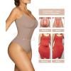 imageSHAPERX Womens Seamless Shapewear Bodysuit Tummy Control Body Shaper Waist Snatching Body SuitSienna