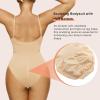 imageSHAPERX Womens Shapewear Bodysuit Tummy Control Body Shaper Waist Snatching Seamless Body SuitBeige