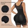 imageSHAPERX Womens Fajas Colombianas Moldeadoras Postpartum Tummy Control Compression Shapewear Body Shaper with Zipper CrotchBlack