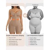 image:imageSHAPERX Womens Shapewear Bodysuit Tummy Control Seamless ZipUp Body Shaper Waist Defining SilhouetteSienna