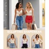 image:imageSHAPERX Womens Shapewear Bodysuit Tummy Control Seamless ZipUp Body Shaper Waist Defining SilhouetteWhite