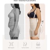 image:imageSHAPERX Tummy Control Shapewear Shorts VShaped Fajas Colombianas Postpartum Butt Lifter Body Shaper with Removable StrapsBeige