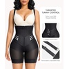 image:imageSHAPERX Tummy Control Shapewear Shorts VShaped Fajas Colombianas Postpartum Butt Lifter Body Shaper with Removable StrapsBlack
