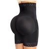 image:imageSHAPERX Tummy Control Shapewear Shorts VShaped Fajas Colombianas Postpartum Butt Lifter Body Shaper with Removable StrapsBlack