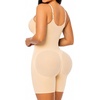 image:imageSHAPERX Womens Shapewear Bodysuit Bonded Tummy Control Panel Seamless Faja ZipUp Body Shaper With Zipper CrotchBeige