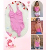 image:imageSHAPERX Womens Tummy Control Shapewear Thong Bodysuit Seamless Waist Snatching Body ShaperPink