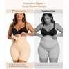 image:imageSHAPERX High Waisted Tummy Control Shapewear Shorts for Women Seamless Zip Up Body Shaper with Hooks amp Flexible BoningBeige