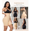 image:imageSHAPERX High Waisted Tummy Control Shapewear Shorts for Women Seamless Zip Up Body Shaper with Hooks amp Flexible BoningBlack