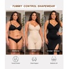 image:imageSHAPERX Womens Shapewear Bodysuit Bonded Tummy Control Panel Seamless FajaBeige