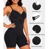 image:imageSHAPERX Womens Shapewear Bodysuit Bonded Tummy Control Panel Seamless FajaBlack
