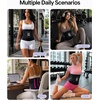 image:imageSHPAERX Womens Waist Trainer Belts Tummy Control Workout Waist CincherBlack