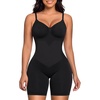 image:imageSHAPERX Womens Shapewear Bodysuit Bonded Tummy Control Panel Seamless FajaBlack